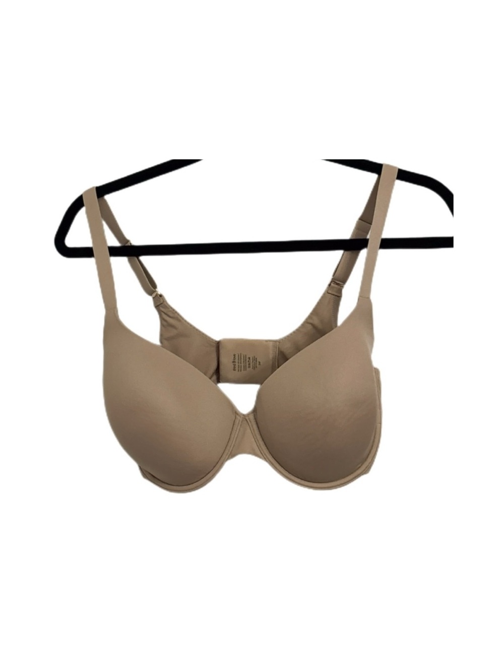 ThirdLove Wired Adjustable Straps Molded Cups Bra Tan Beige Nude Size 34 F (DDD)